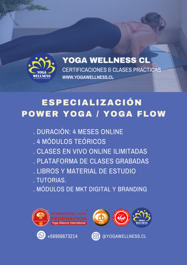 Especialización power yoga/ yoga flow 2024